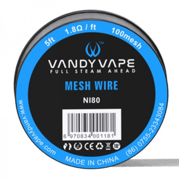 Vandy Vape Mesh Wire NI80-SS316L